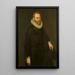 Reproductie van het schilderij portret van Dirck Hasselaer - Cornelis van der Voort
