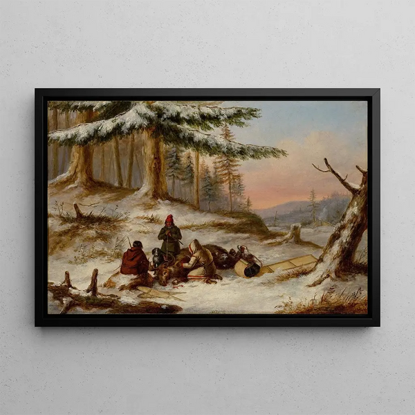 Cornelius David Krieghoff - Moose Hunters.webp
