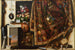 Trompe-l'œil Painting of a Cabinet in the Artist's Studio - Cornelius Norbertus Gijsbrechts — artwork view