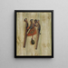 Trompe-l'œil with pistols - Cornelius Norbertus Gijsbrechts — framed artwork on a wall