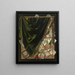 Letter-holder Trompe-l'œil with a pocket violin and a pistol - Cornelius Norbertus Gijsbrechts — framed artwork on a wall