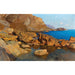 Reproductie van het schilderij Côte rocheuse près de Nervi au soleil du soir - Alfred Zoff