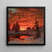 Zonsondergang - Ivan Choults — ingelijst kunstwerk aan de muur
