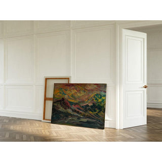 Coucher de soleil dans les montagnes - Arnold Peter Weisz-Kubincan | Reproduction Tableau Décoration murale affiche copie