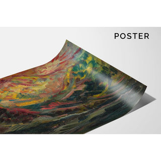 Coucher de soleil dans les montagnes - Arnold Peter Weisz-Kubincan | Reproduction Tableau Décoration murale affiche copie