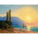 Reproductie van het schilderij Zonsondergang op Yalta - Ivan Konstantinovich Aivazovsky