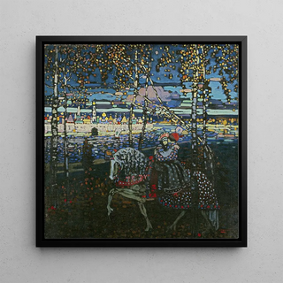 Couple à cheval - Wassily Kandinsky