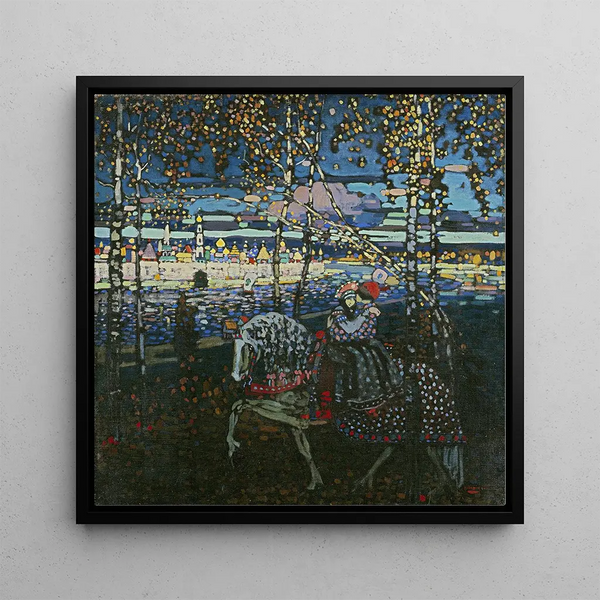 Couple à cheval - Wassily Kandinsky