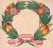 Crown made of flowers tied with a ribbon at the base - William Wood Thackara — artwork view