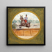 Course d'obstacles pour officiers à la Freudenau à Vienne - Ludwig Koch — framed artwork on a wall