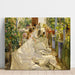Reproductie van het schilderij Cousant la voile - Joaquín Sorolla
