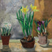 Crocus en narcis in potten - Christopher Wood — weergave van het kunstwerk