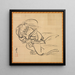 Croquis d'Ibarakidji - Shibata Zeshin — ingelijst kunstwerk aan de muur