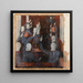 Sketch of a dog in height - Otto Meyer-Amden — framed artwork on a wall