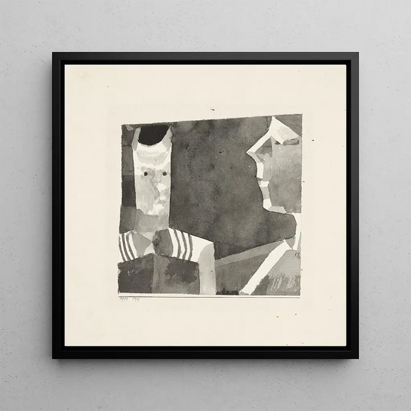 Croquis de portrait : Tante et Neveu - Paul Klee
