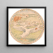 Croquis de poules pour un plat en céramique - Theodor Philipsen — wall display of the artwork