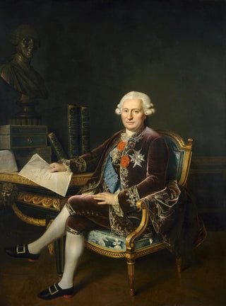 Le Marquis d'Ossun - César Van Loo — weergave van het kunstwerk