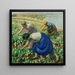 Tulip Pickers Painting - Harold Harvey — framed artwork on a wall