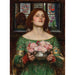 Reproduction of the painting Pick the rosebuds while you can - John William Waterhouse