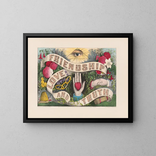 Currier  Ives - Friendship love and truth.webp