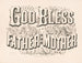 God zegene vader en moeder - Currier & Ives — weergave van het kunstwerk