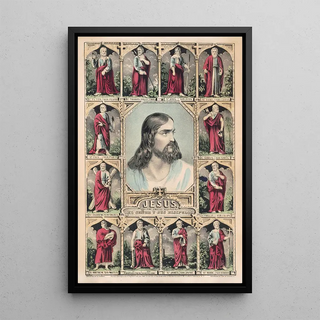 Currier Ives - Jesus and the twelve apostles.webp