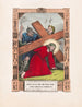 Jezus valt voor de eerste keer - Currier & Ives — weergave van het kunstwerk