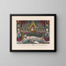 De heilige graf van de zalige verlosser - Currier & Ives — ingelijst kunstwerk aan de muur