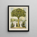 L'Arbre de vie aan elke zijde van de rivier was de levensboom die twaalf soorten vruchten droeg - Currier Ives — ingelijst kunstwerk aan de muur