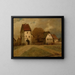 Fragment de ville - Curt Agthe — ingelijst kunstwerk aan de muur