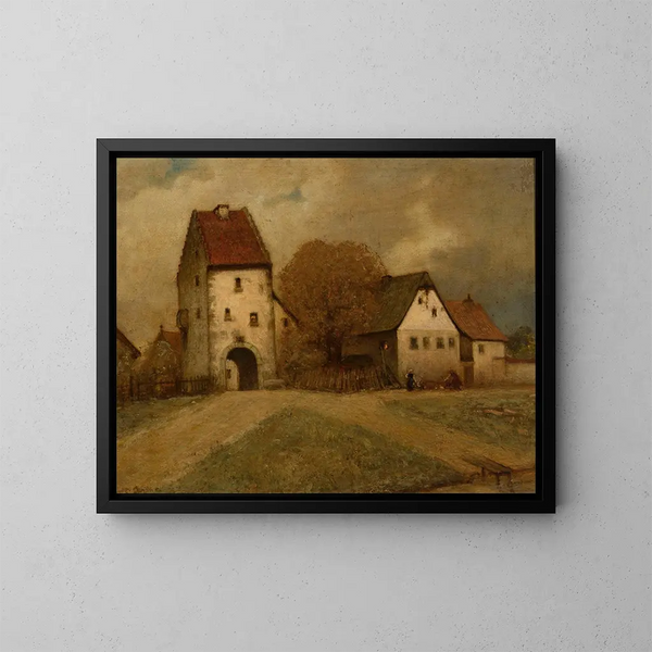 Fragment de ville - Curt Agthe — ingelijst kunstwerk aan de muur