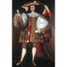 Reproductie van het schilderij aartsengel Eliel met musket - School van Cusco