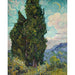 Reproductie van het schilderij Cypres - Vincent van Gogh