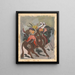 Corrida - Cyprian Majernik — ingelijst kunstwerk aan de muur