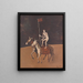 Circusartiest te paard - Cyprian Majernik — ingelijst kunstwerk aan de muur
