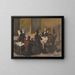 van Compagnie dans un café - Cyprian Majernik — ingelijst kunstwerk aan de muur
