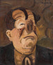 Clown die huilt - Cyprian Majernik — weergave van het kunstwerk