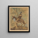 Don Quichotte - Cyprian Majernik — ingelijst kunstwerk aan de muur