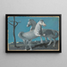 Paarden - Cyprian Majernik — ingelijst kunstwerk aan de muur