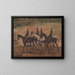 Paardengeleide patrouille - Cyprian Majernik — ingelijst kunstwerk aan de muur