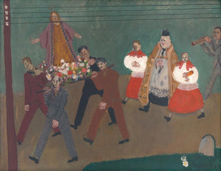 Processie - Cyprian Majernik — weergave van het kunstwerk