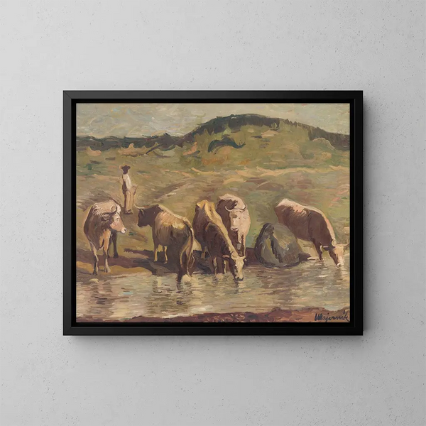 Zomer - Cyprian Majernik — ingelijst kunstwerk aan de muur