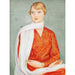 Reproductie van het schilderij Dames met de Witte Sjaal - Nils Dardel
