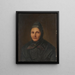 Portrait of Crescentia Spiegelhalder née Kessler - Daniel Cornelius Gesell — framed artwork on a wall