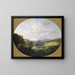 Een Zwitsers meer - Daniel Huntington — ingelijst kunstwerk aan de muur