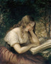 Studie in een bos - Daniel Huntington — weergave van het kunstwerk