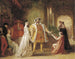 van Het eerste ontmoeting van Hendrik VIII met Anne Boleyn - Daniel Maclise — weergave van het kunstwerk