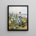 Chrysanten - Daniel Ridgway Knight — ingelijst kunstwerk aan de muur