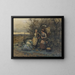 Jonge meisjes in afwachting - Daniel Ridgway Knight — ingelijst kunstwerk aan de muur