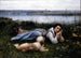 Droom - Daniel Ridgway Knight — weergave van het kunstwerk